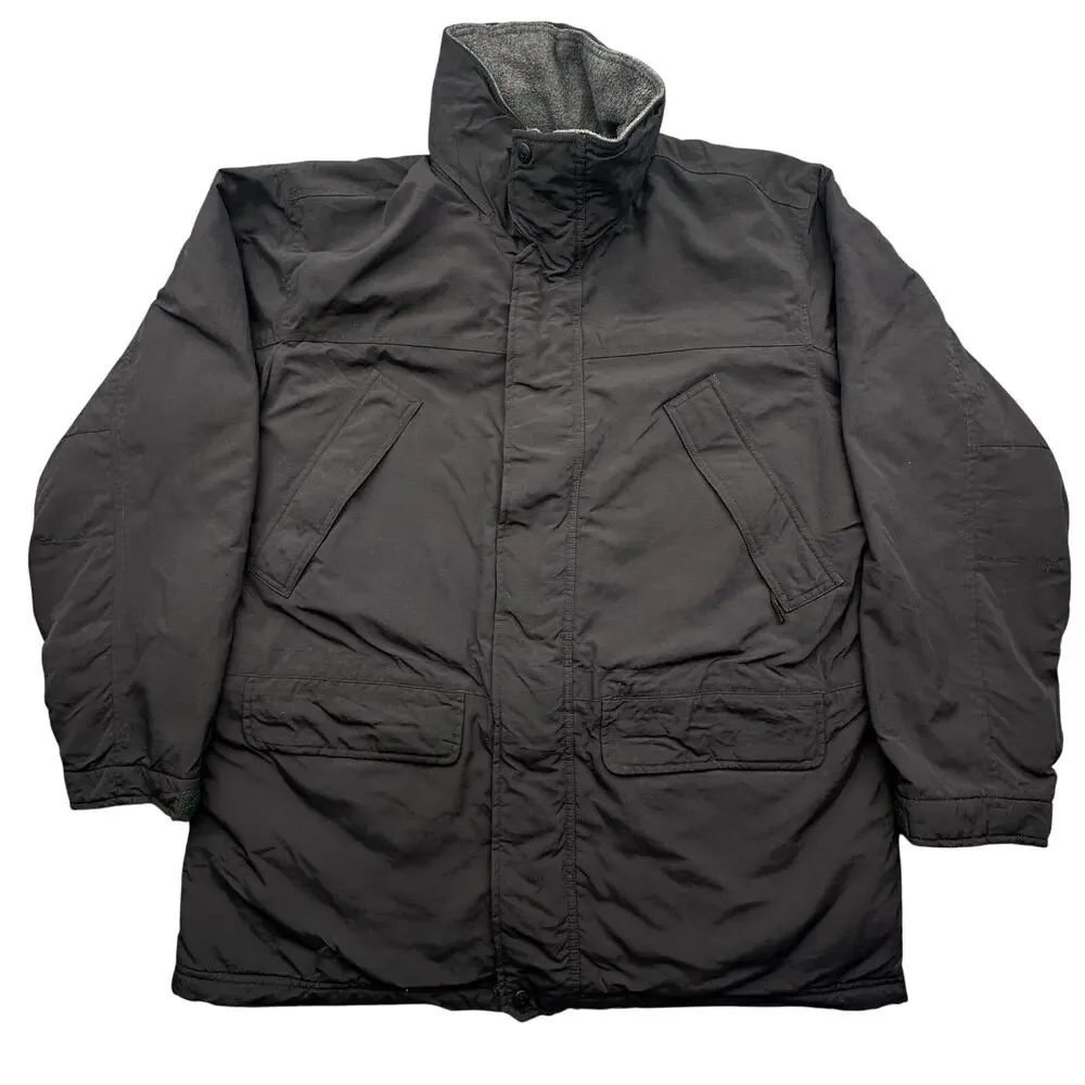 LL Bean Mountain Classic Water-Resist Men Large Jacket 0 UU64 PATCHED HOLE